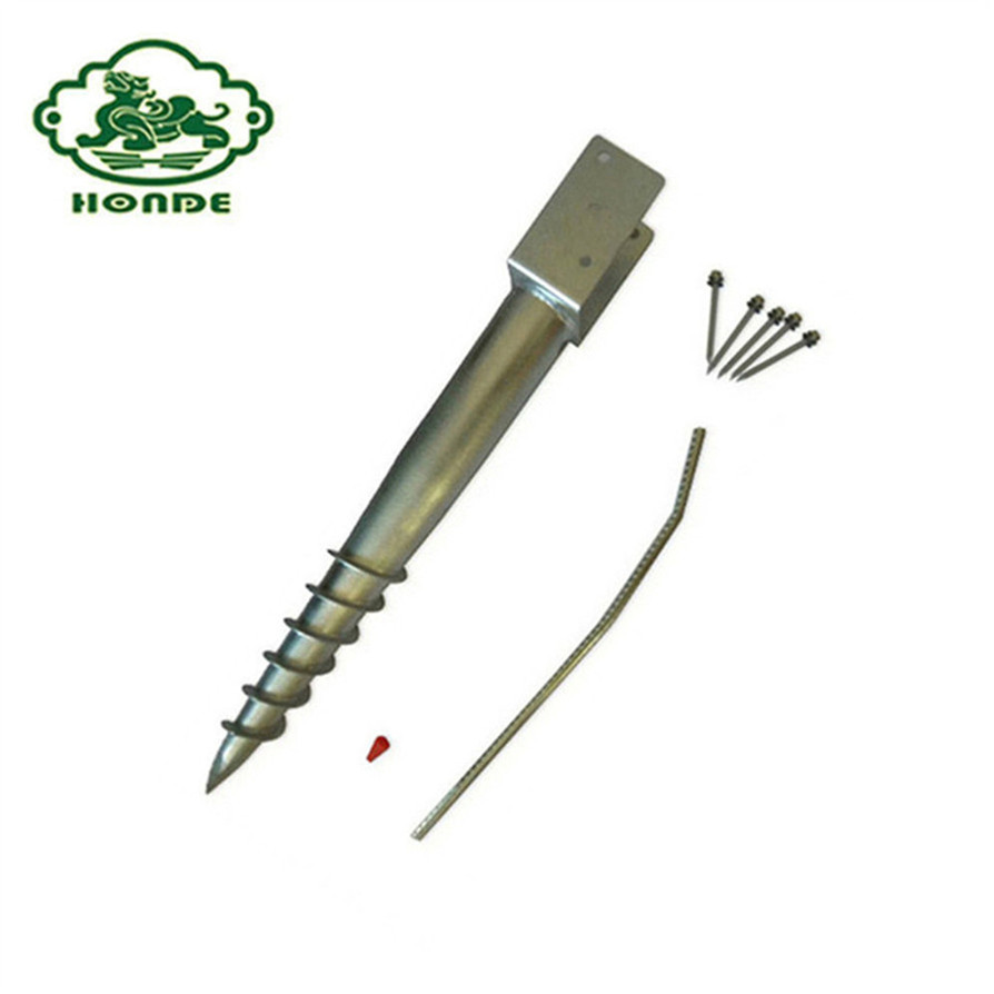 Affordable ground screw pile