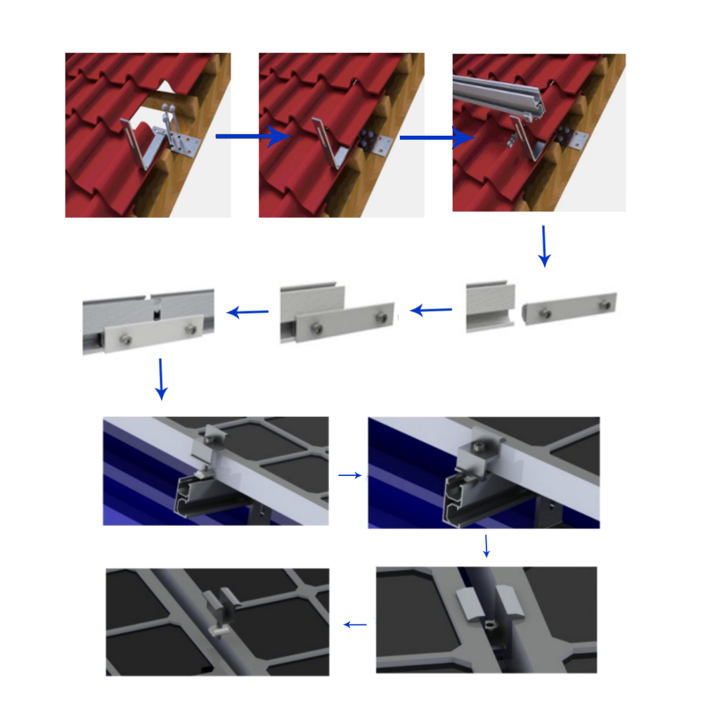 roof tile installation roof tile installation