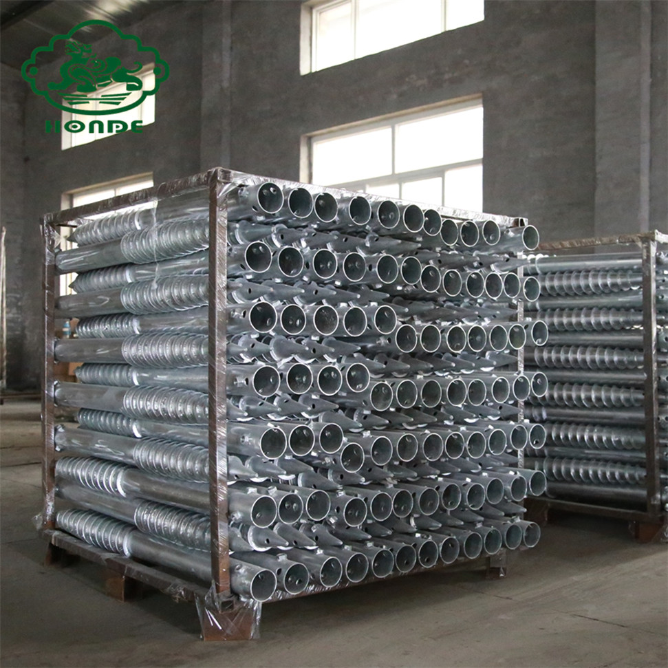 Large Residential Galvanized Screw Piles