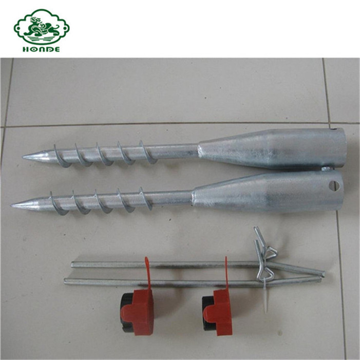 Galvanized Ground Screw Anchor for Construction Support