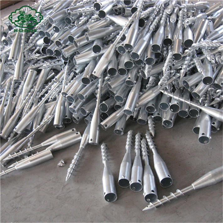 Galvanized Helical Screw Piles for Farm