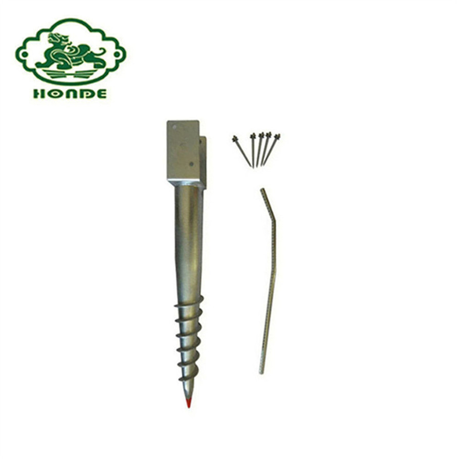 Affordable ground screw pile