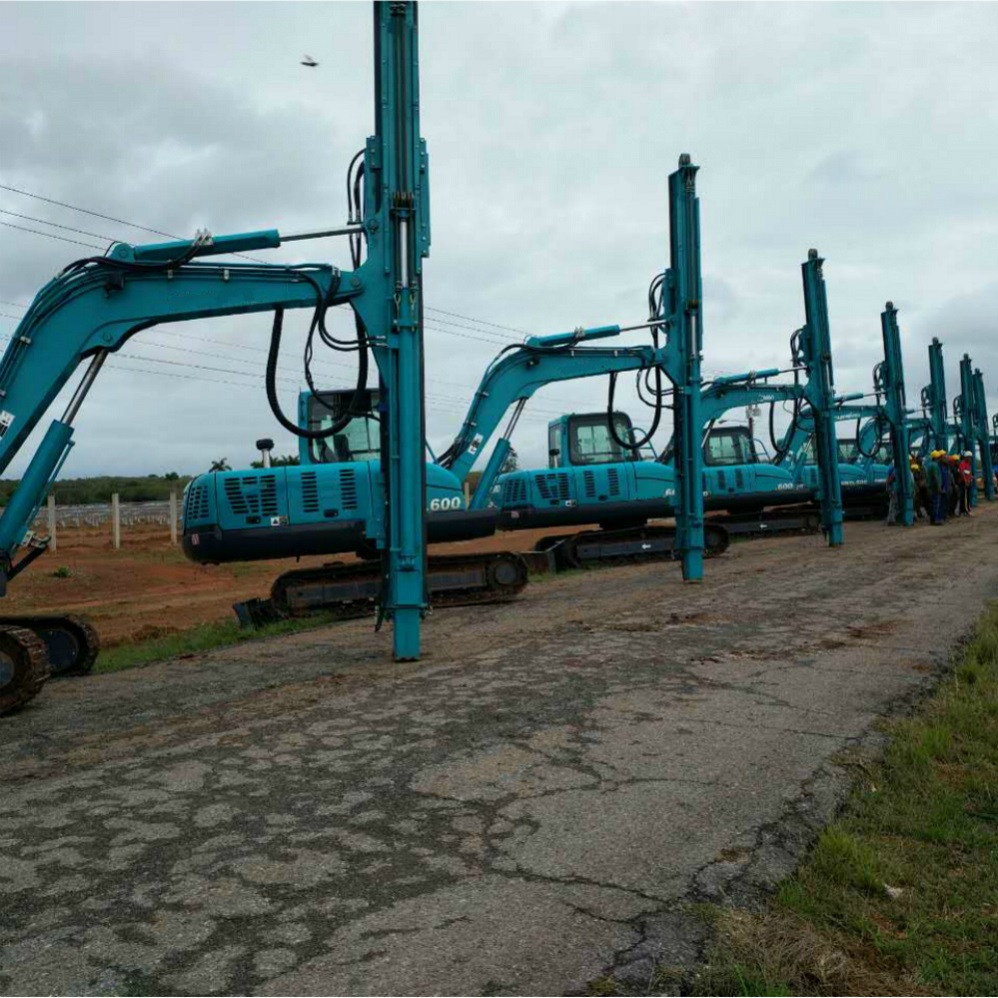 High Efficiency Screw Pile Driver machines