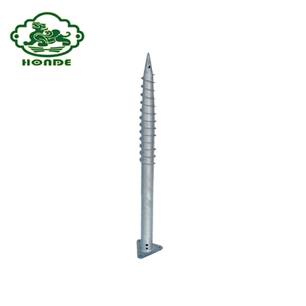 Ground screws for urban construction