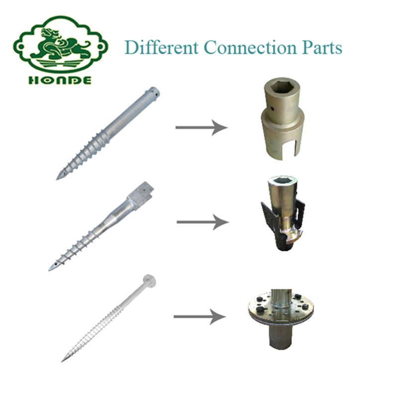 Ground Screw Pile Drilling Machine Equipment
