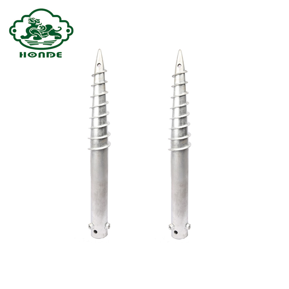 Large Residential Galvanized Screw Piles