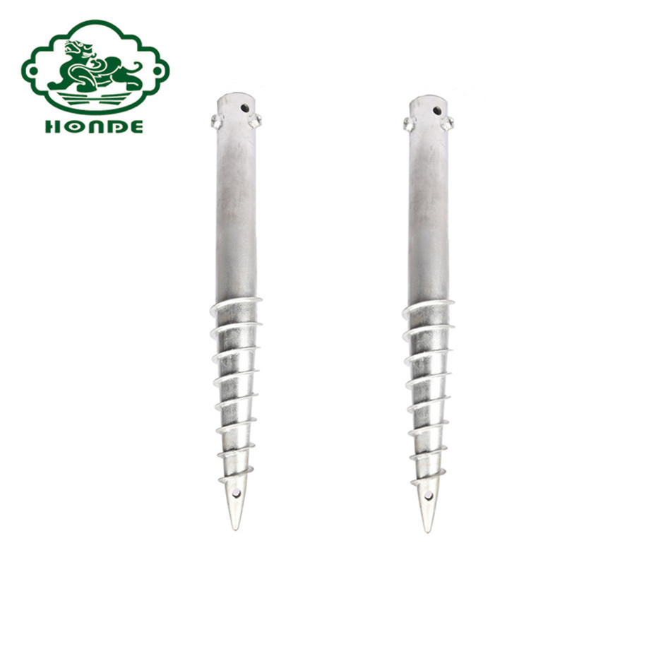 Galvanized Ground Screw Anchors For Pergola