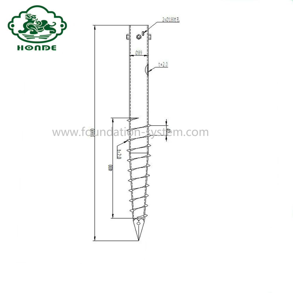 Big Production Ability Anchor Ground Screw Ground Screw