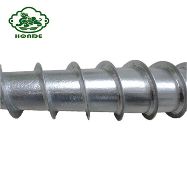 Galvanized Round Flange Post Anchors