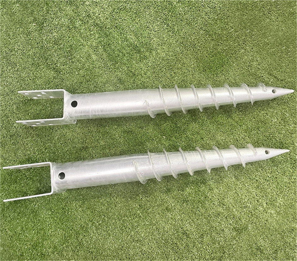 Galvanized Q235 Steel Ground Screw Anchor For Foundations