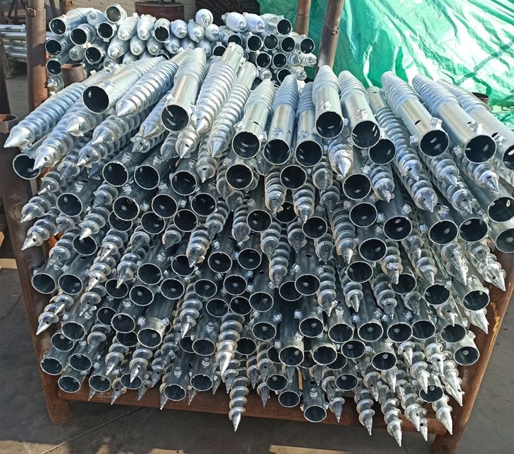Q235 steel screw piles