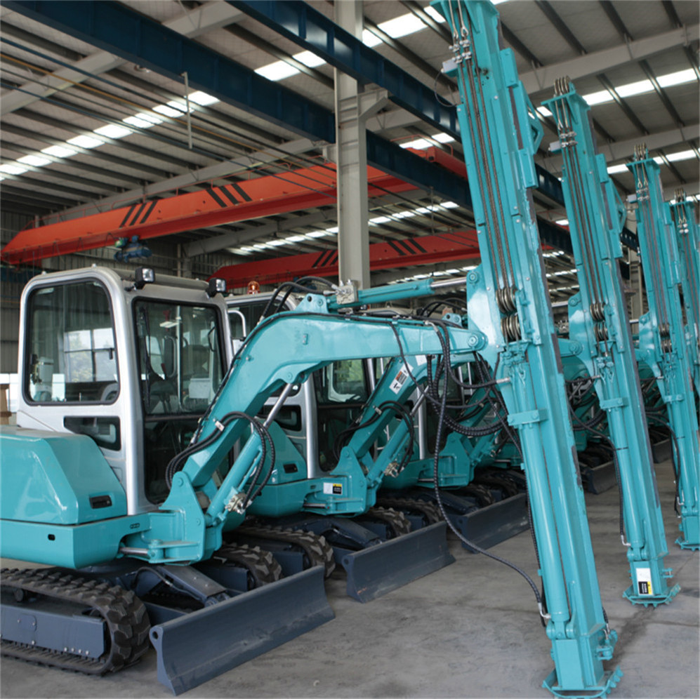 Solar Farm Hydraulic Pile Driver For Pv Installation