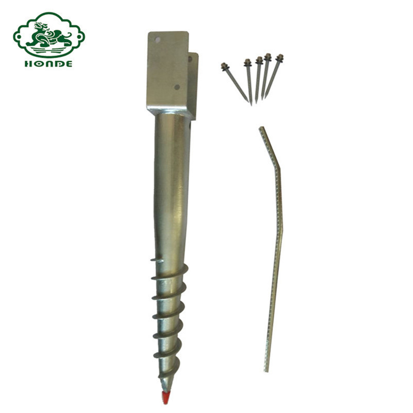 Galvanized Ground Screw N68*1000mm