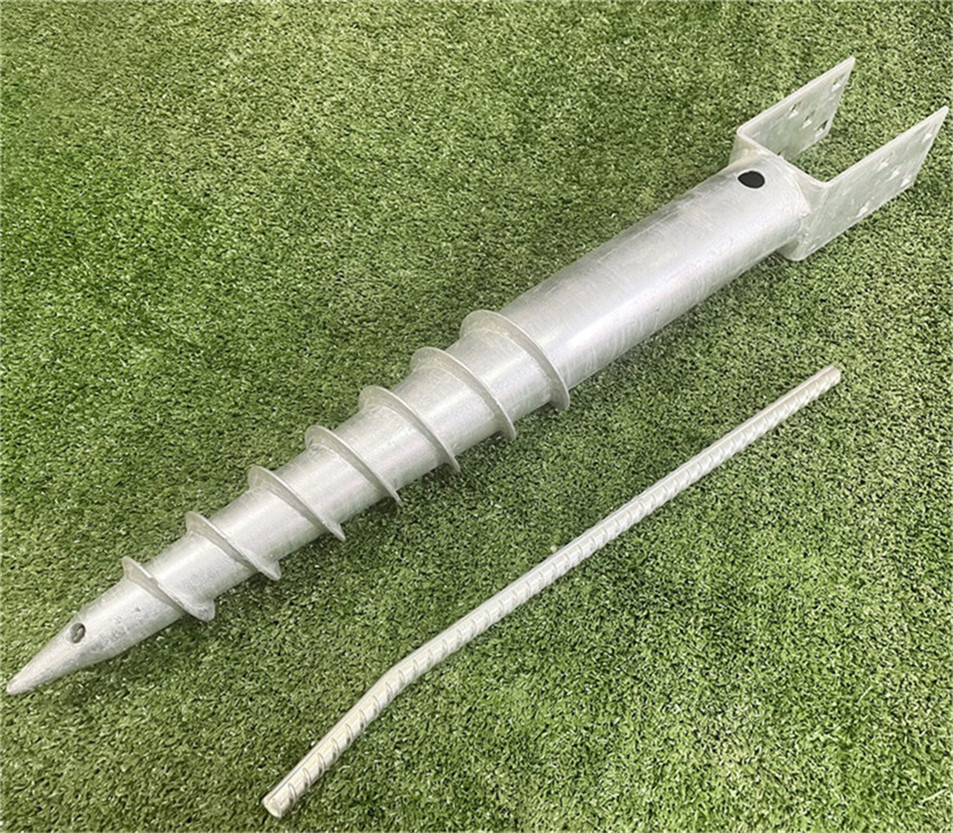 Galvanized Q235 Flange Ground Screw Anchor