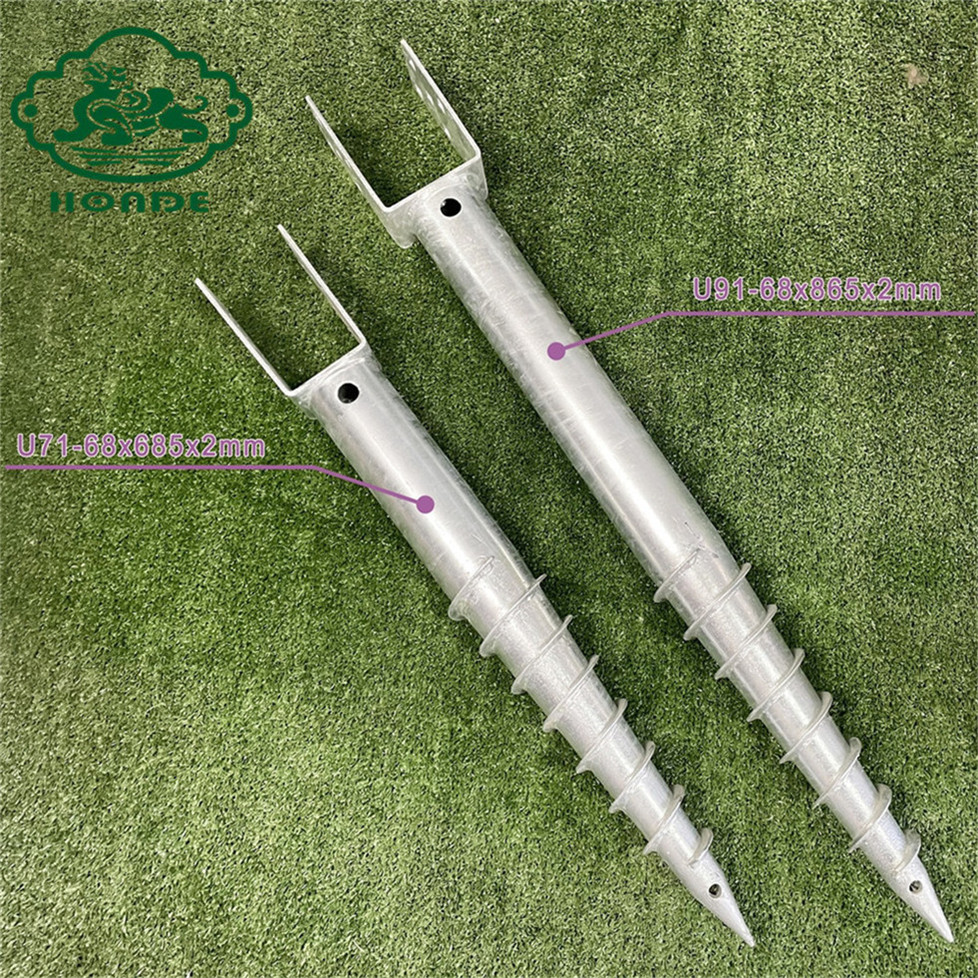 Dip Galvanized Ground Screw Piles for Sheds