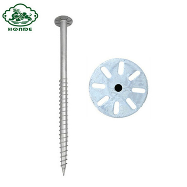 Galvanized Round Flange Post Anchors