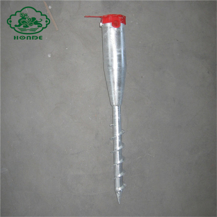 Galvanized Ground Screw Anchor For House Foundation