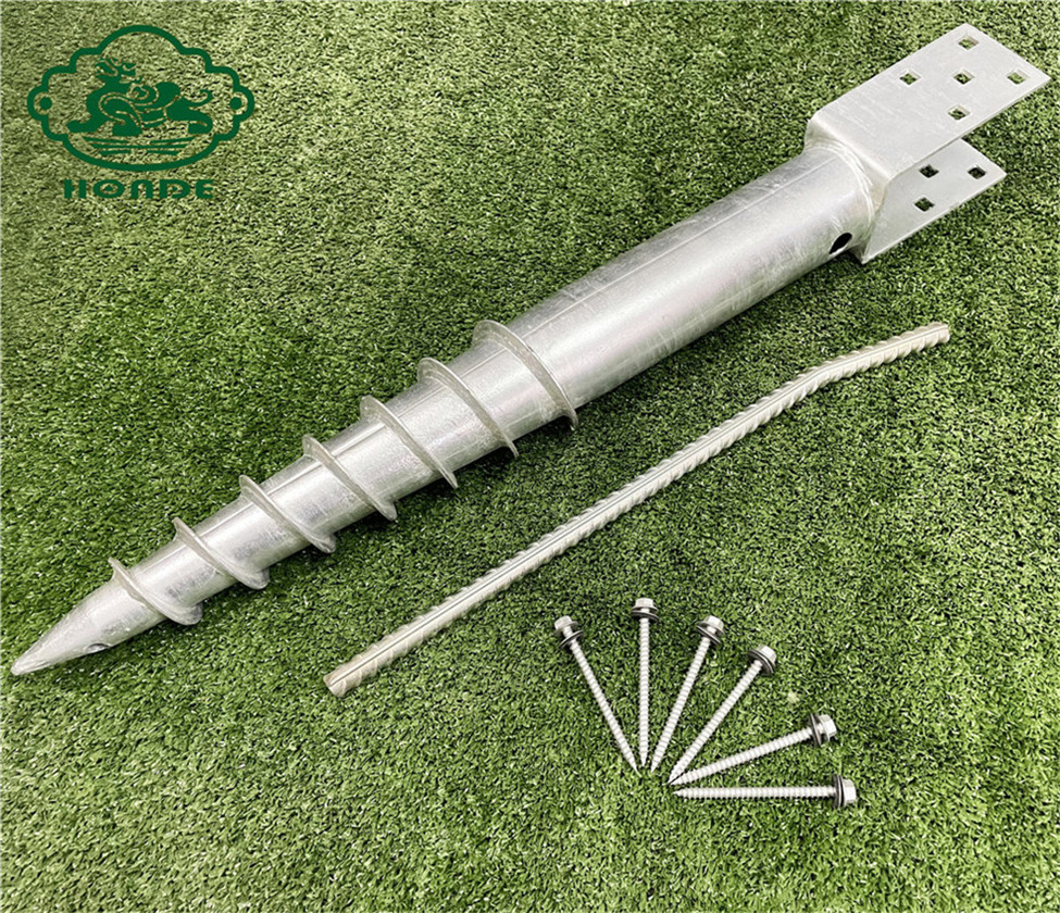 Timber Construction Foundation Galvanized Screw Piles