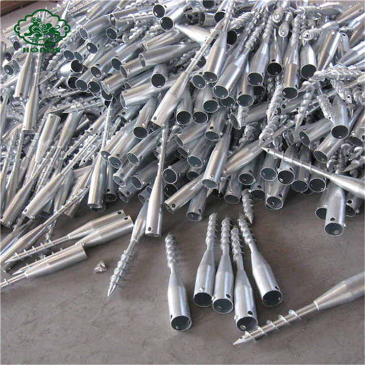 Galvanized Helical Screw Piles for Fencing Post
