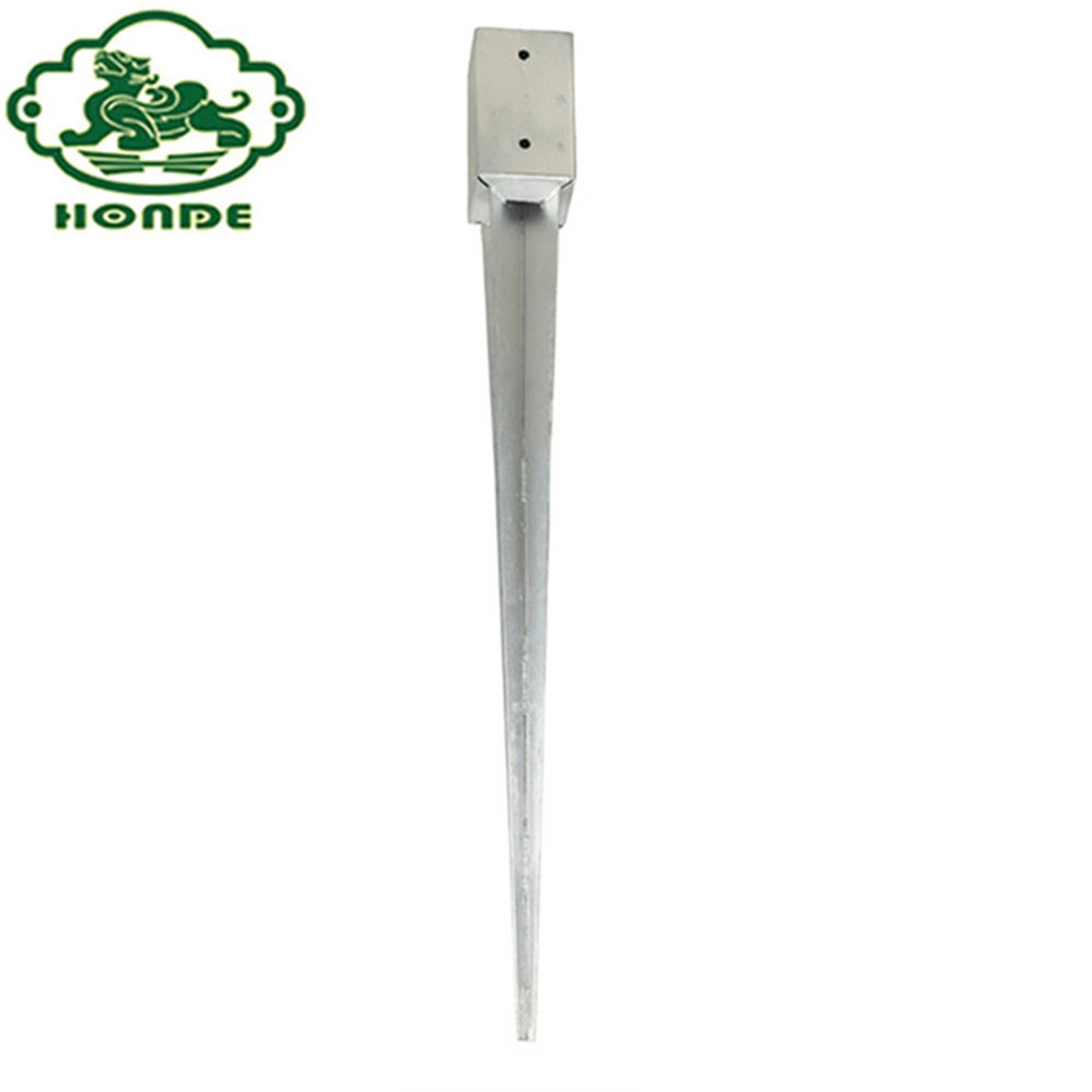 Hot Dipped Galvanized Ground Screw Post Anchor