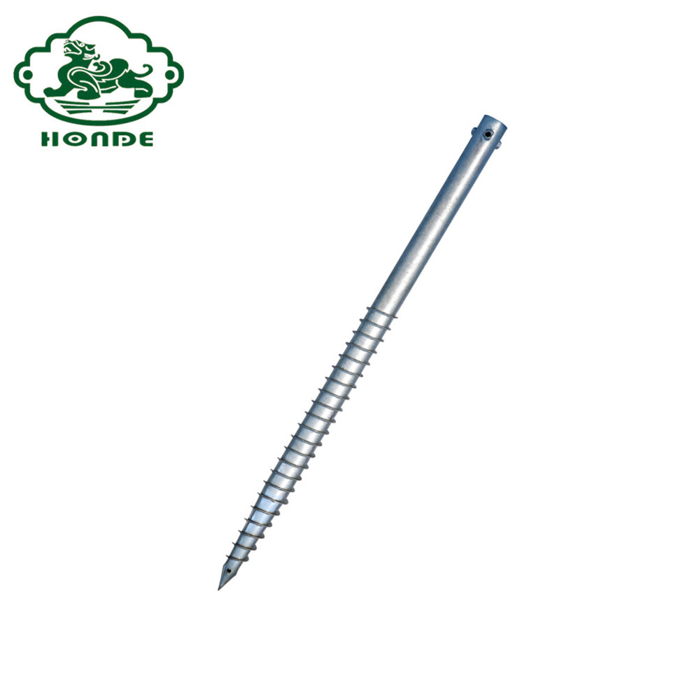 Galvanized Metal Ground Screws Anchor Spikes