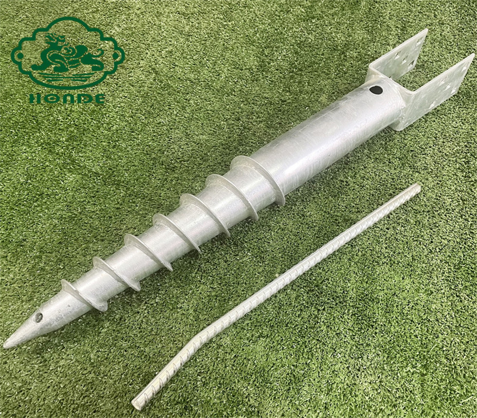 Galv Q235 Steel Ground Screws Anchor