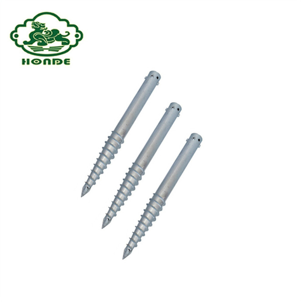 Metal Pole Screw Anchor Spike Footings For Deck