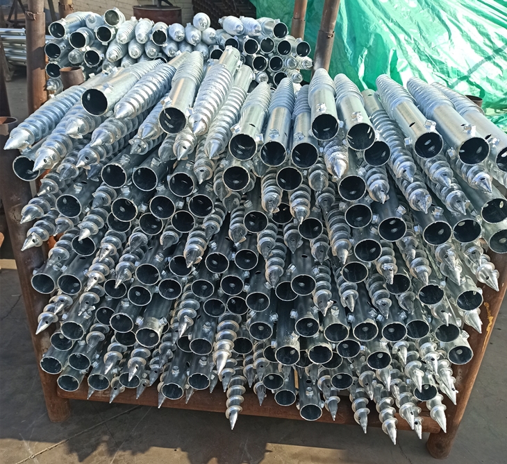 galvanized ground screw pile galvanized ground screw pile