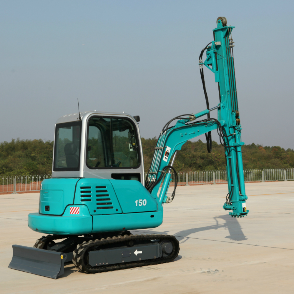 Spiral Piling Machine For Ground Foundation Project