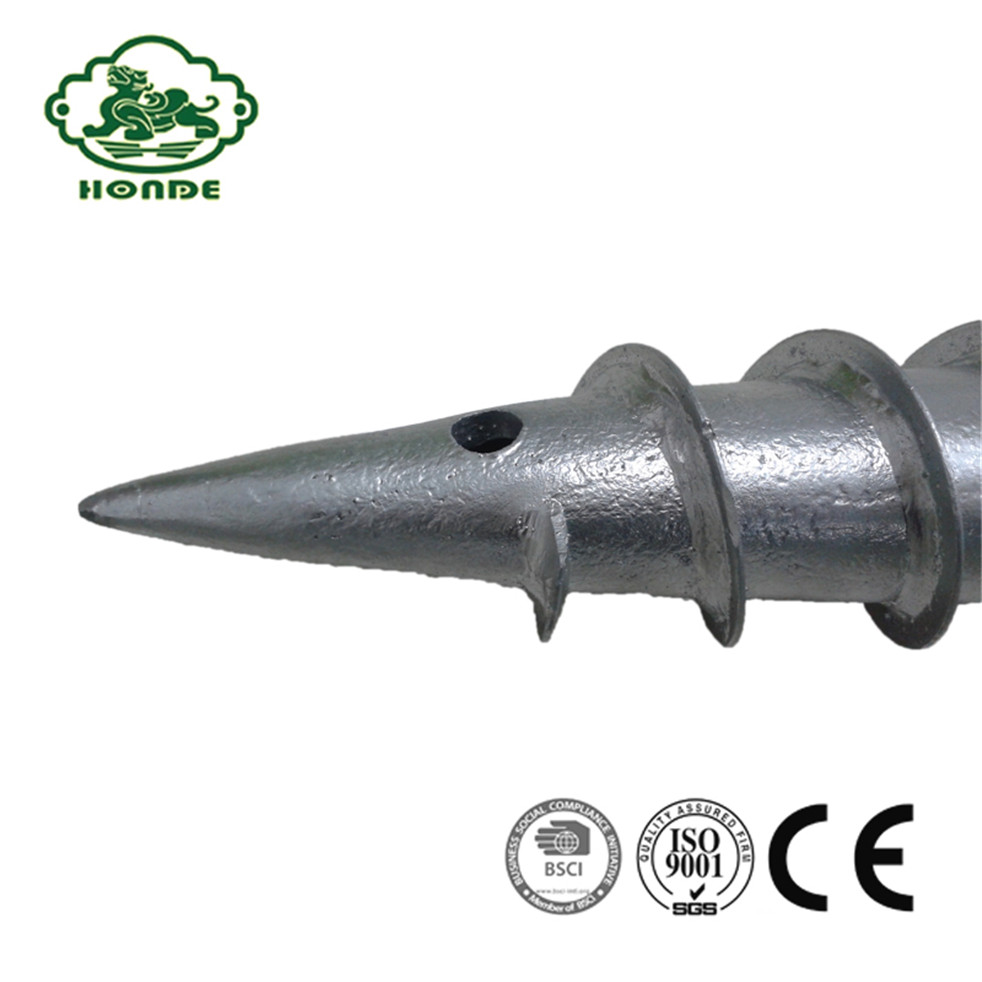 Low Price Galvanized Ground Screw For Solar System