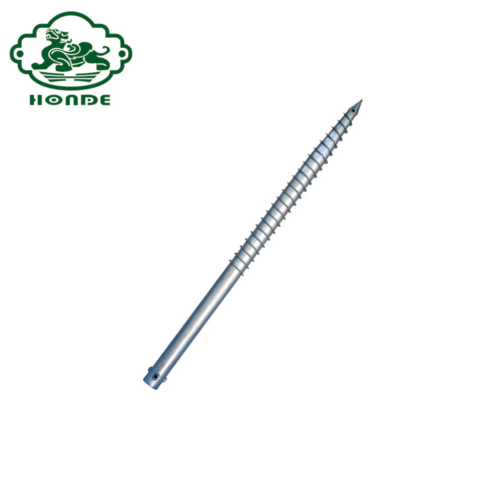 Fence Post Galvanized Metal Screw Pile Anchors