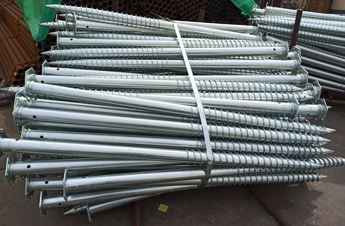 steel ground screw