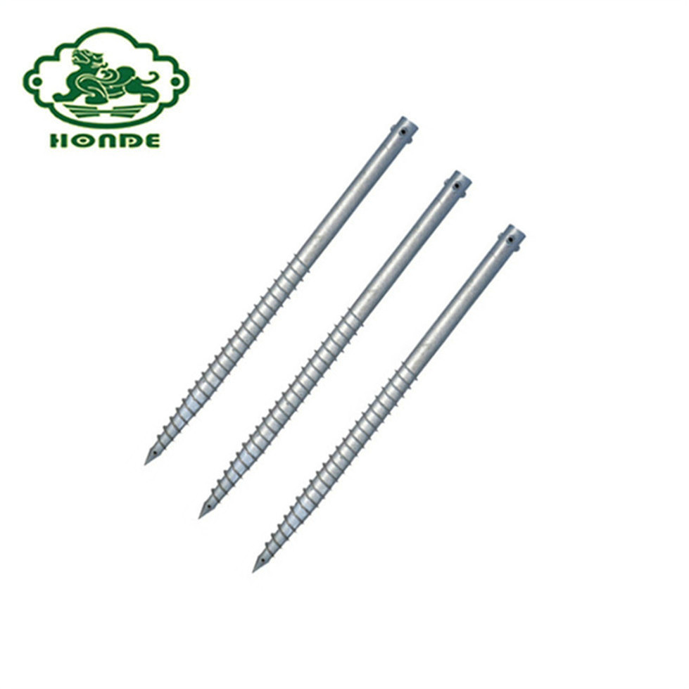 Galvanized Ground Screw For Road Sign