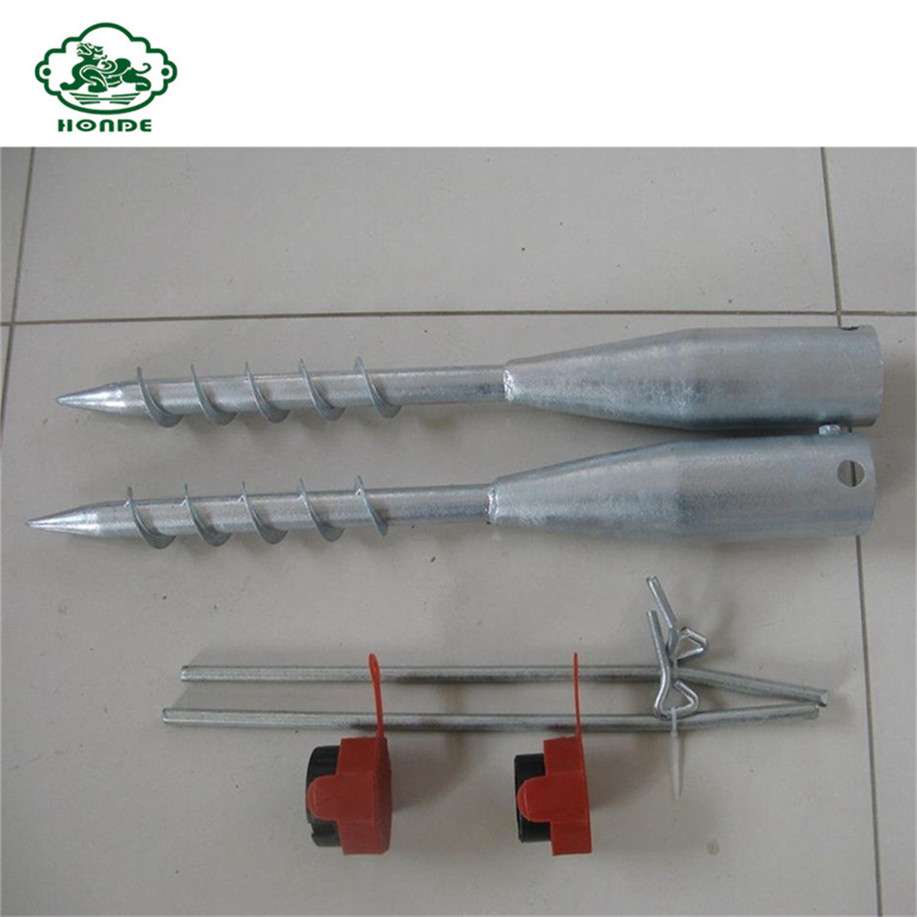 Galvanized Ground Screw Piles Post Anchor