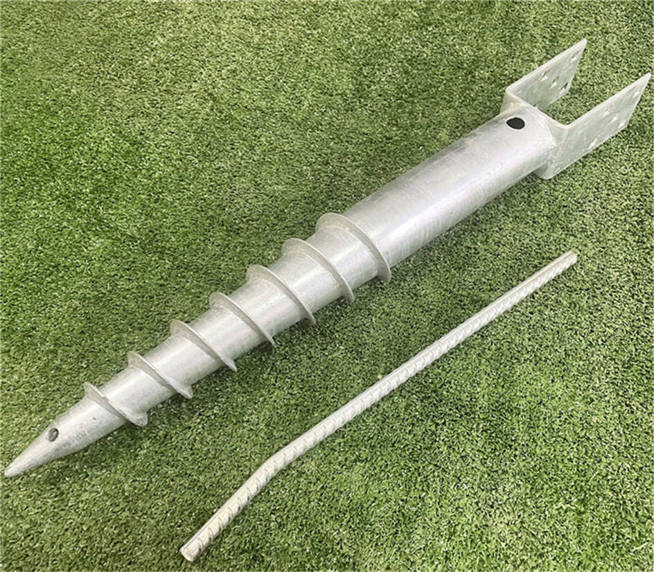 Galvanized Q235 Steel Ground Screw Anchor For Foundations
