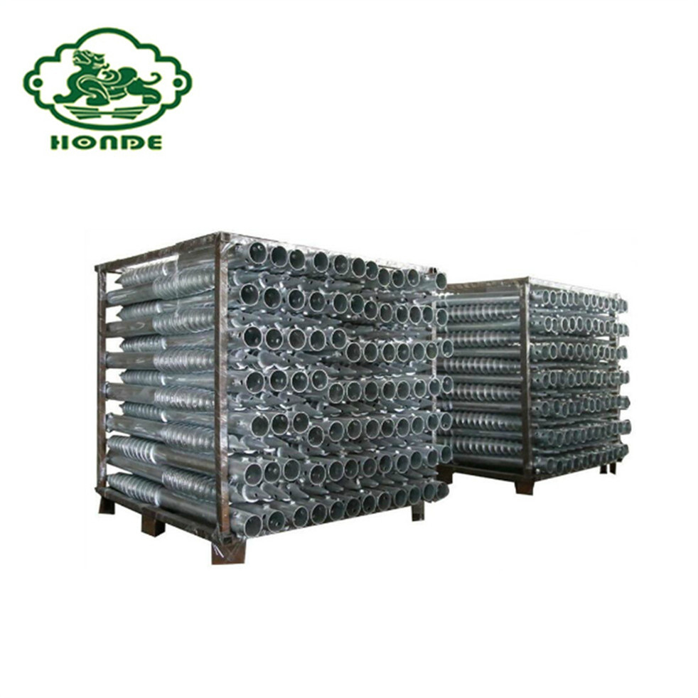 Solar Galvanized Steel Spiral Ground Anchor Screw Spike