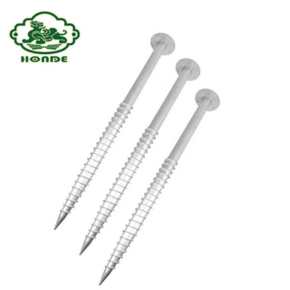 For securing solar screw piles