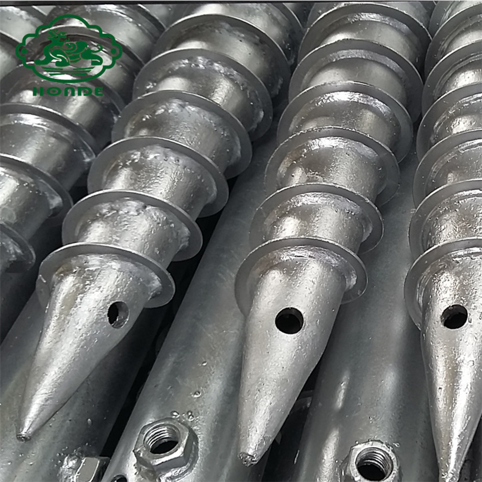 Galvanized Ground Screw For House Foundation
