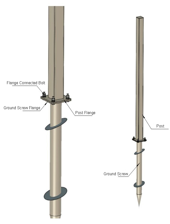 Customized Ground Screw